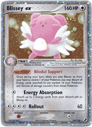 Pokemon EX Unseen Forces Ultra Rare Card - Blissey ex 101/115