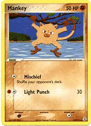 Pokemon EX Fire Red & Leaf Green - Mankey