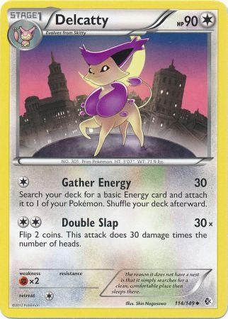 Delcatty 114/149 - Pokemon Boundaries Crossed Uncommon Card