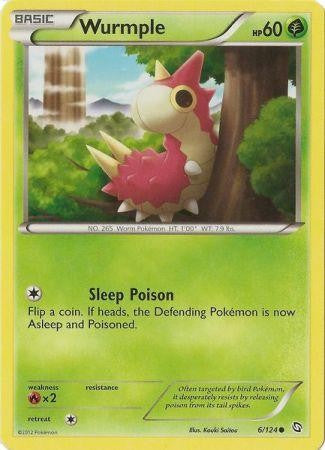Wurmple 6/124 - Pokemon Dragons Exalted Common Card