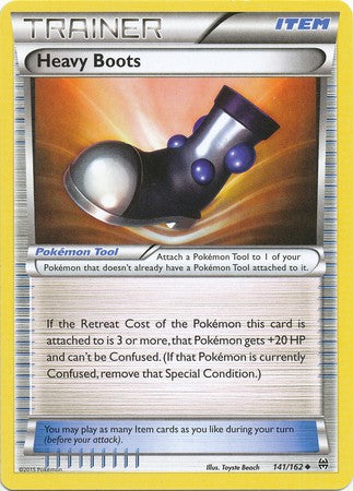 Heavy Boots 141/162 Uncommon - Pokemon XY Break Through Card