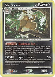 Pokemon Diamond & Pearl Reverse Holo Rare Card - Shiftry 14/130