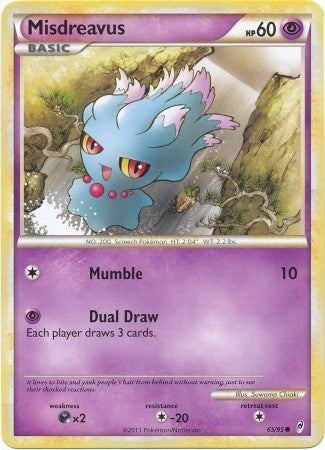 Pokemon Call Of Legends Misdreavus 65/95 Common Card