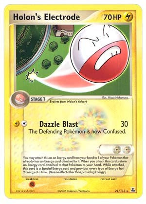 Pokemon EX Delta Species- Holon's Electrode