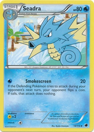 Seadra 19/116 - Pokemon Plasma Freeze Uncommon Card PokeOrder.com Seadra 19/116 - Pokemon Plasma Freeze Uncommon Card PokeOrder.com
