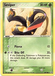 Pokemon EX Emerald Rare Card - Seviper 20/106