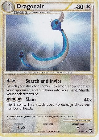 Pokemon Card HS Triumphant Dragonair Uncommon 32/102