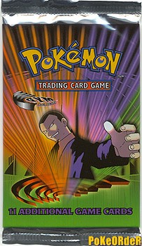 Pokemon Cards Gym Challenge Booster Pack PokeOrder.com Pokemon Cards Gym Challenge Booster Pack PokeOrder.com