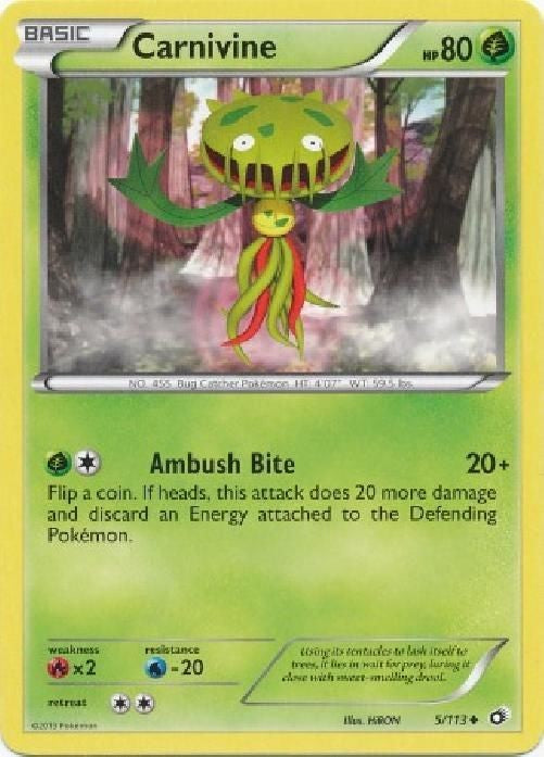 Carnivine 5/113 - Pokemon Legendary Treasures Uncommon Card