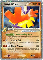 Pokemon EX Deoxys Ultra Rare Card - Hariyama ex 100/107