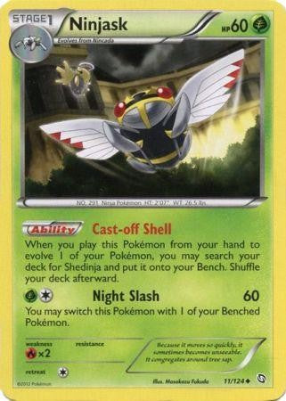 Ninjask 11/124 - Pokemon Dragons Exalted Uncommon Card
