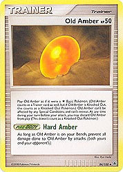 Pokemon Diamond and Pearl Majestic Dawn- Old Amber(Uncommon)