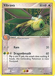 pokemon vibrava card Pokemon EX Power Keepers Uncommon Card