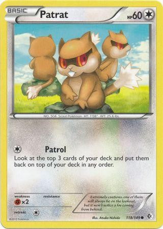 Patrat 118/149 - Pokemon Boundaries Crossed Common Card