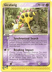 Pokemon EX Dragon - Girafarig