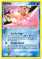 Pokemon EX Unseen Forces Uncommon Card - Corsola 37/115