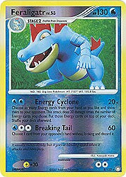 Pokemon Diamond & Pearl Mysterious Tresures - Feraligatr (Reverse Holofoil)