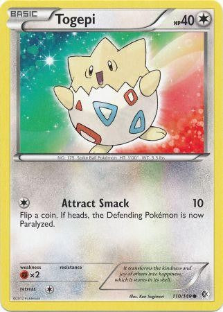 Togepi 110/149 - Pokemon Boundaries Crossed Common Card