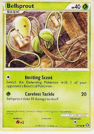 Pokemon Card HS Triumphant Bellsprout Common 57/102
