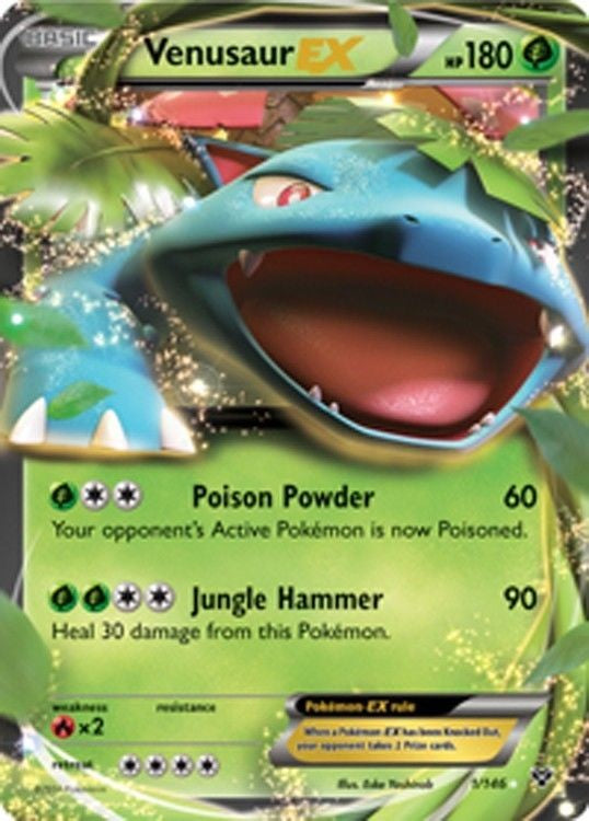 Venusaur EX 1/146 - Pokemon XY Holo Ultra Rare Card