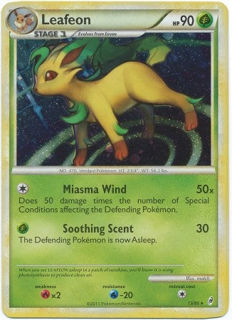 Pokemon Call Of Legends Leafeon 13/95 Holo Rare Card Pokemon Call Of Legends Leafeon 13/95 Holo Rare Card