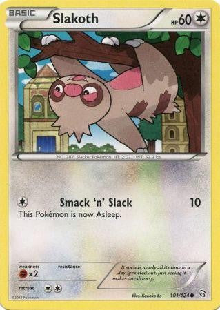 Slakoth 101/124 - Pokemon Dragons Exalted Common Card