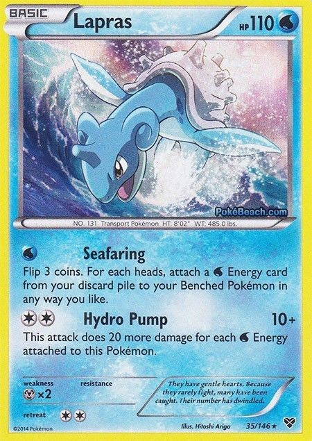 Lapras 35/146 - Pokemon XY Holo Rare Card