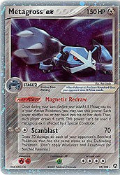 Pokemon EX Power Keepers Ultra Rare Card - Metagross ex 95/108