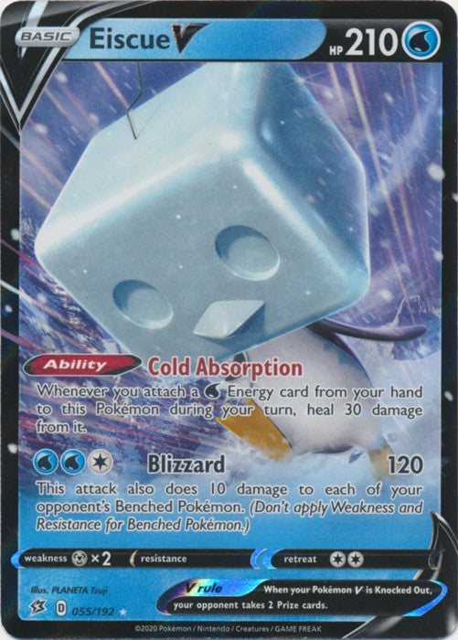Eiscue V - 055/192 Pokemon » SWSH Rebel Clash Ultra Rare