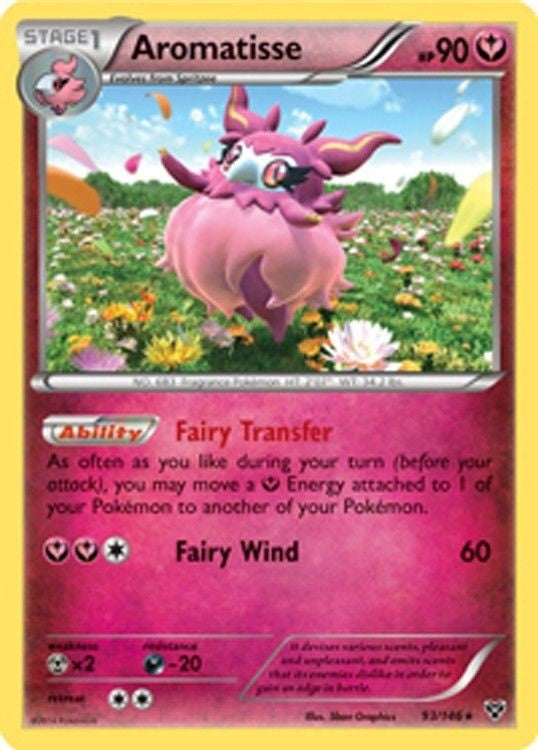 Aromatisse 93/146 - Pokemon XY Holo Rare Card