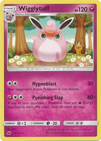 Wigglytuff 72/111 Rare - Pokemon Crimson Invasion Card