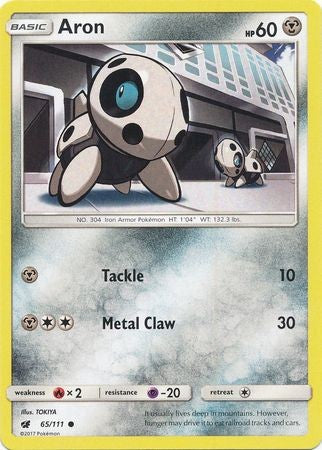 Aron 65/111 Common - Pokemon Crimson Invasion Card