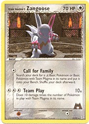 EX Aqua vs Magma - Zangoose