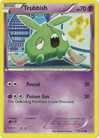 Trubbish 53/124 - Pokemon Dragons Exalted Common Card