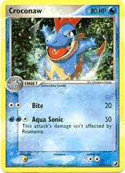 Pokemon EX Unseen Forces Uncommon Card - Croconaw 38/115