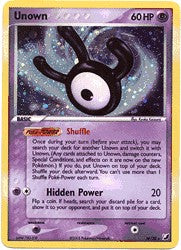 Pokemon ex Unseen Forces - Unown W