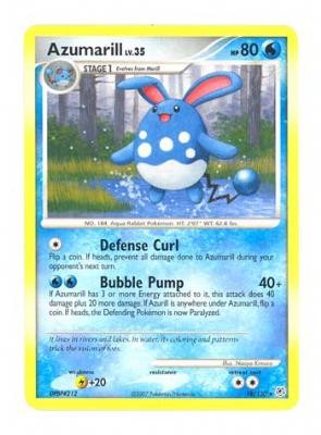 Pokemon Diamond & Pearl Rare Card - Azumarill 18/130 PokeOrder.com Pokemon Diamond & Pearl Rare Card - Azumarill 18/130 PokeOrder.com