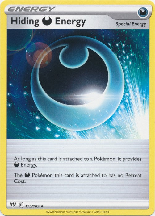 Hiding Darkness Energy - 175/189 Pokemon » SWSH Darkness Ablaze Uncommon