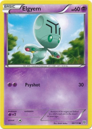 Elgyem 68/135 - Pokemon Plasma Storm Common Card