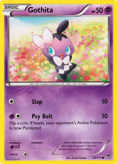 Gothita 39/111 - Pokemon XY Furious Fists Card