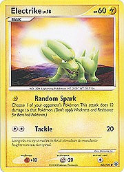 Pokemon Diamond and Pearl Majestic Dawn- Electrike(Common)