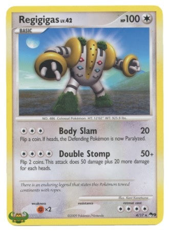 Pokemon Regigigas 4/17 Holo Rare Promo Single Card