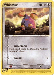 Pokemon Promo Card - Whismur