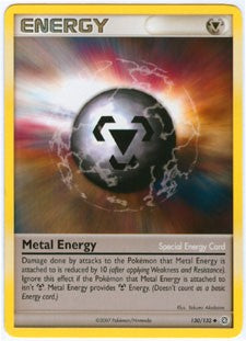 Pokemon Secret Wonders Common Card - Metal Energy 130/132