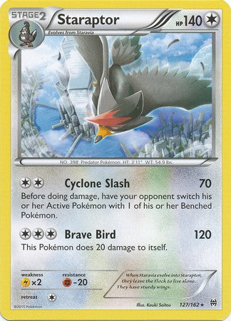 Staraptor 127/162 Rare - Pokemon XY Break Through Card
