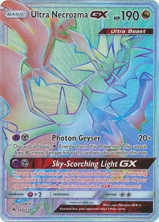 Ultra Necrozma GX 140/131 Hyper Rare - Pokemon Sun & Moon Forbidden Light Card PokeOrder.com Ultra Necrozma GX 140/131 Hyper Rare - Pokemon Sun & Moon Forbidden Light Card PokeOrder.com