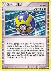 Pokemon Diamond & Pearl Mysterious Treasures-Trainer Quick Ball
