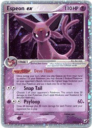 Pokemon EX Unseen Forces Ultra Rare Card - Espeon ex 102/115