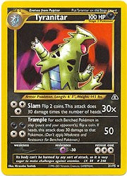 Pokemon Neo Discovery - Tyranitar Card