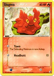 Pokemon EX Unseen Forces Common Card - Slugma 73/115